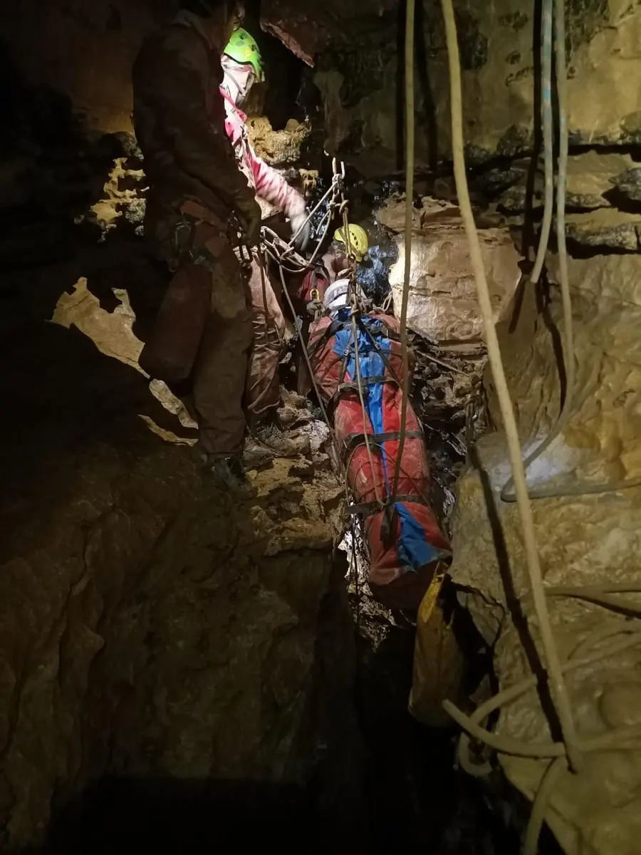 Le operazioni di soccorso nell'Abisso Bueno Fonteno