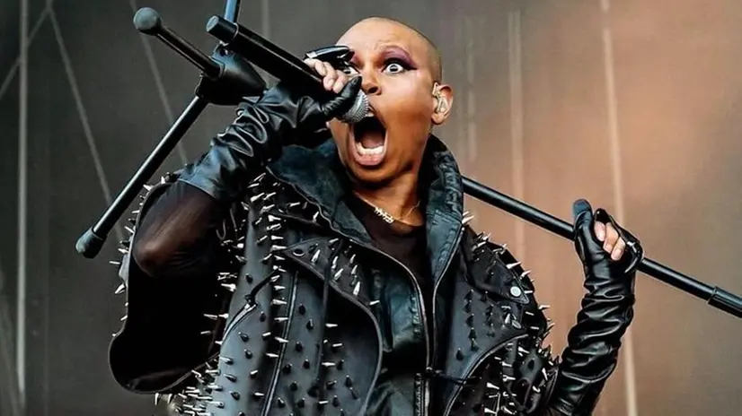 La cantante Skin degli Skunk Anansie