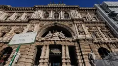 Veduta esterna del palazzo della Corte Suprema di Cassazione. Oggi le Sezioni Unite penali della Cassazione esaminano il tema relativo al saluto romano effettuato nel corso di una manifestazione pubblica, Roma, 18 Gennaio 2024. ANSA/GIUSEPPE LAMI