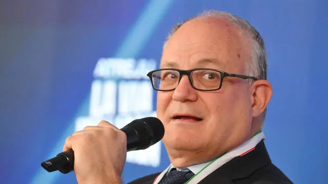 Roberto Gualtieri (Sindaco di Roma), durante l'evento Jubileum: La via italiana per un turismo inclusivo tra cultura e spiritualità, alla manifestazione Atreju al Circo Massimo, Roma, 13 dicembre 2024. ANSA/ALESSANDRO DI MEO