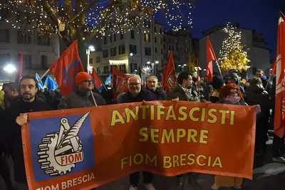 Brescia antifascista e democratica: 4mila persone in piazza