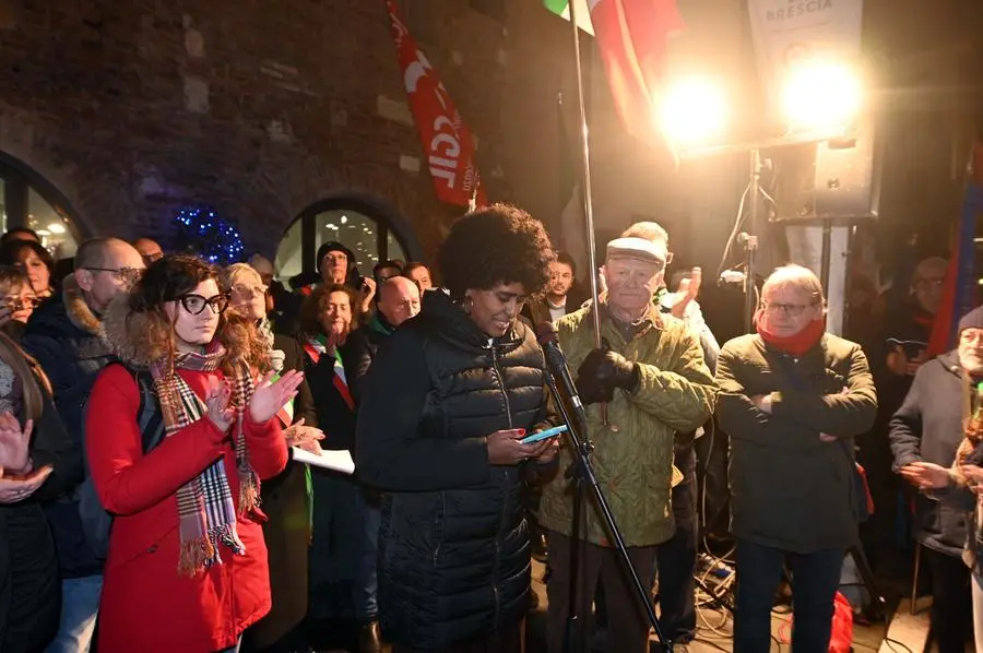 Gli scatti dalla manifestastione antifascista