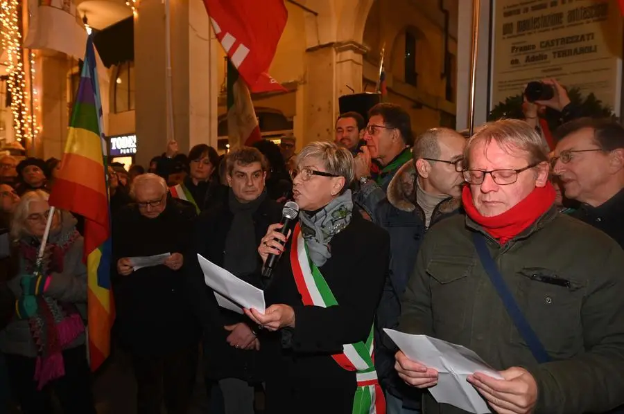 Gli scatti dalla manifestastione antifascista