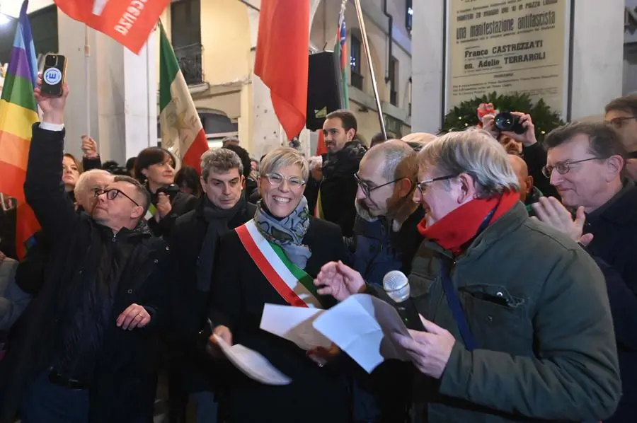 Gli scatti dalla manifestastione antifascista