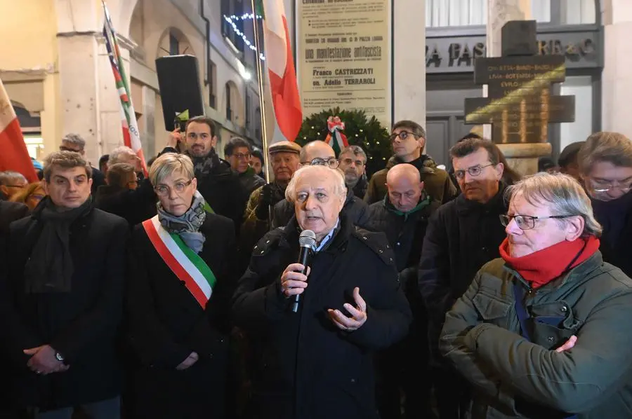 Gli scatti dalla manifestastione antifascista