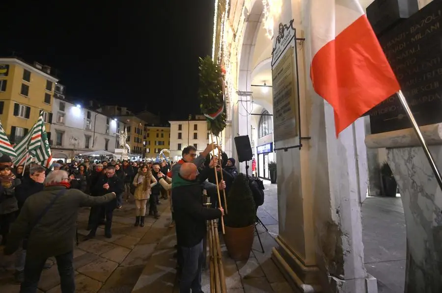 Gli scatti dalla manifestastione antifascista