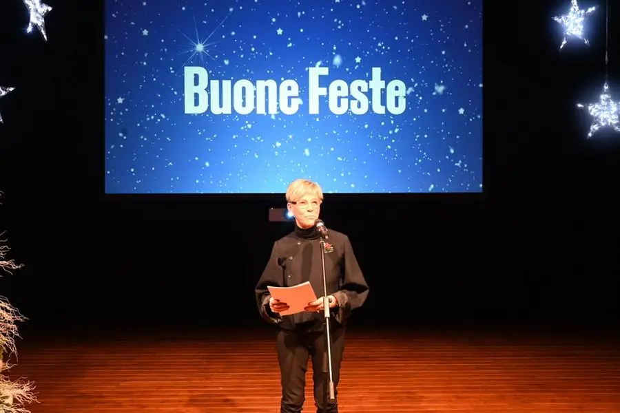 La conferenza stampa di fine anno al teatro Borsoni con la giunta Castelletti