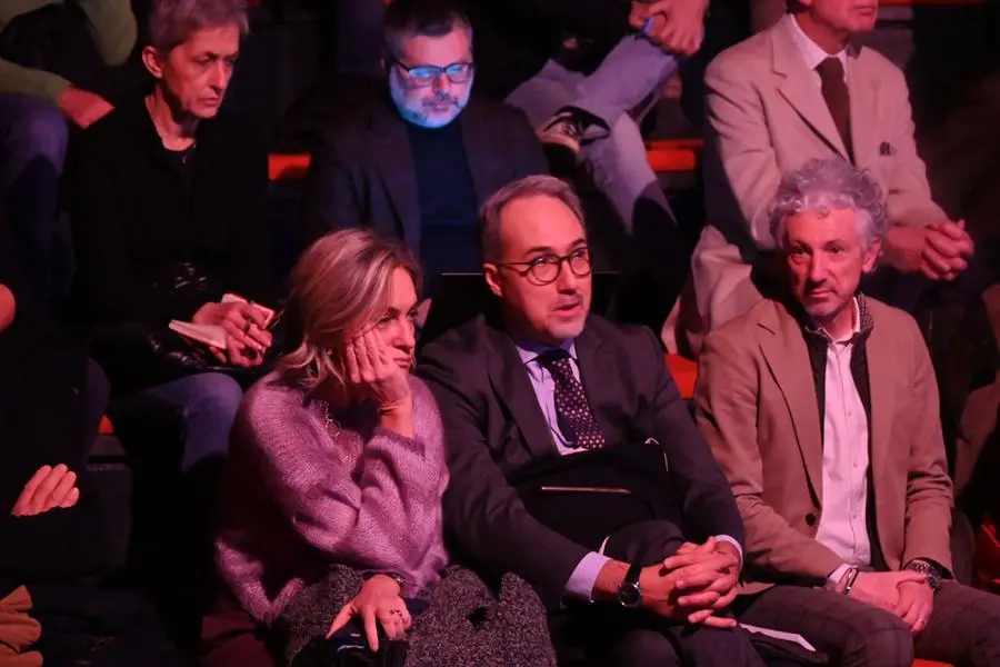 La conferenza stampa di fine anno al teatro Borsoni con la giunta Castelletti