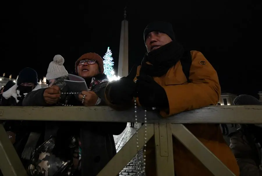 A Roma l'apertura della Porta Santa per l'inizio del Giubileo