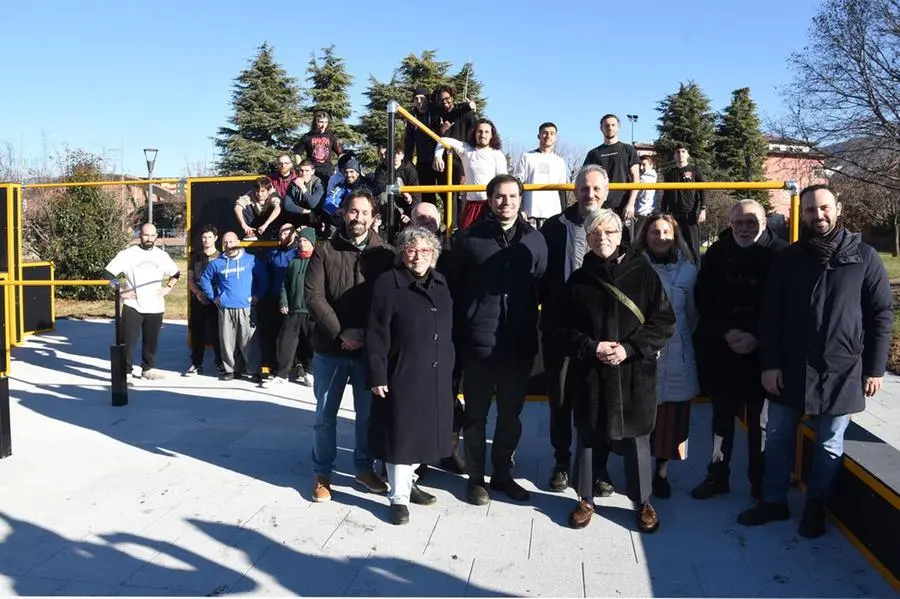 La piastra per parkour di via Sardegna