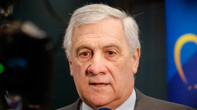 Italy's Minister for Foreign Affairs, Antonio Tajani at Sofitel hotel during a PPE meeting, Brussels, Belgium, 19 December 2024. ANSA/GIUSEPPE LAMI