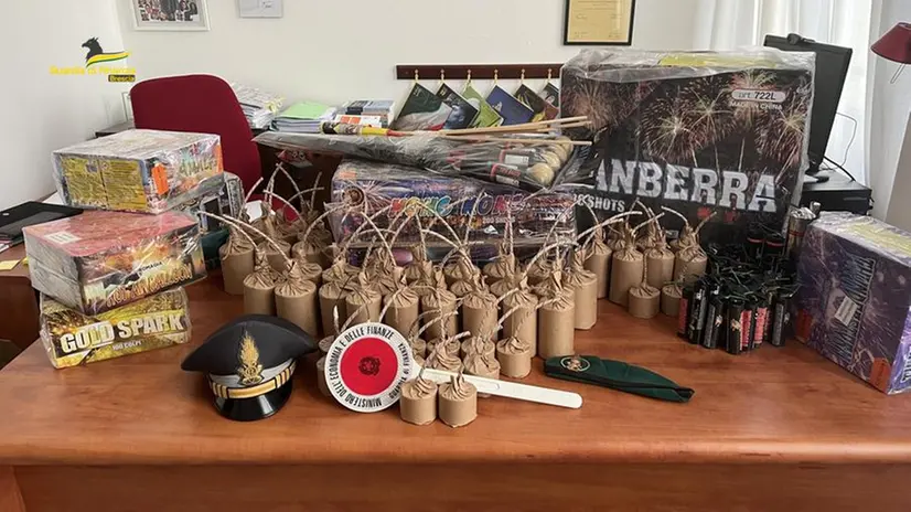 I fuochi d'artificio sequestrati