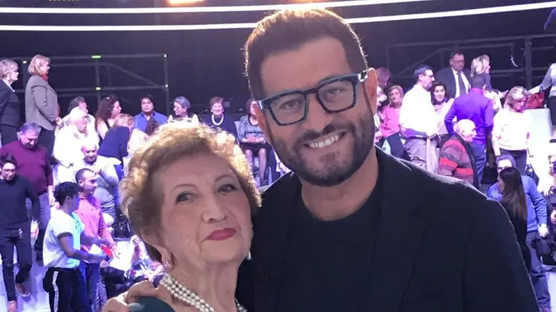 Giustina con Enrico Papi - © www.giornaledibrescia.it