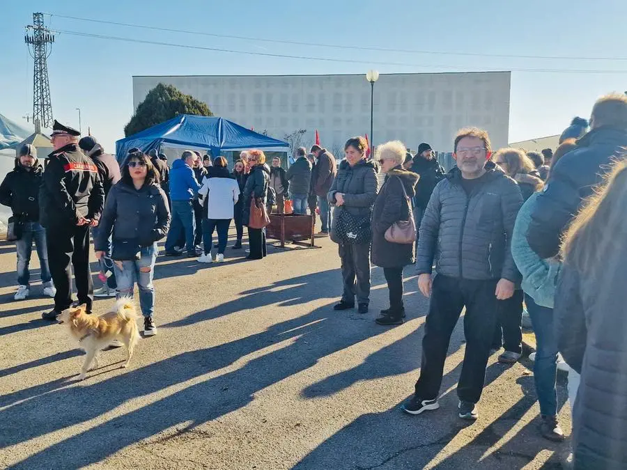 Calovini incontra i lavoratori della Stanadyne di Castenedolo