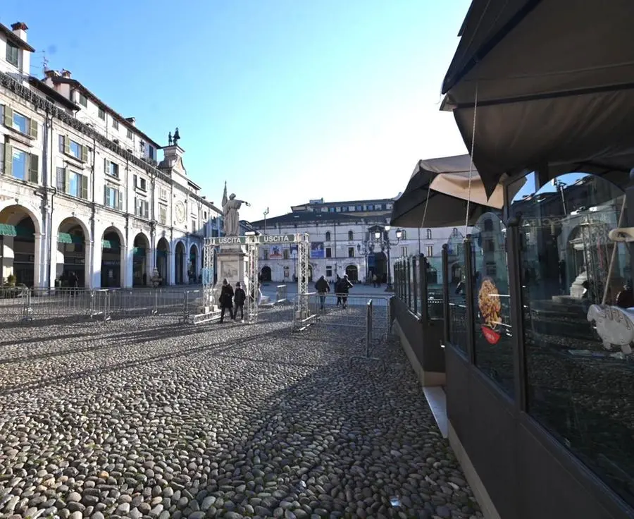 Capodanno in piazza Loggia, preparativi in corso