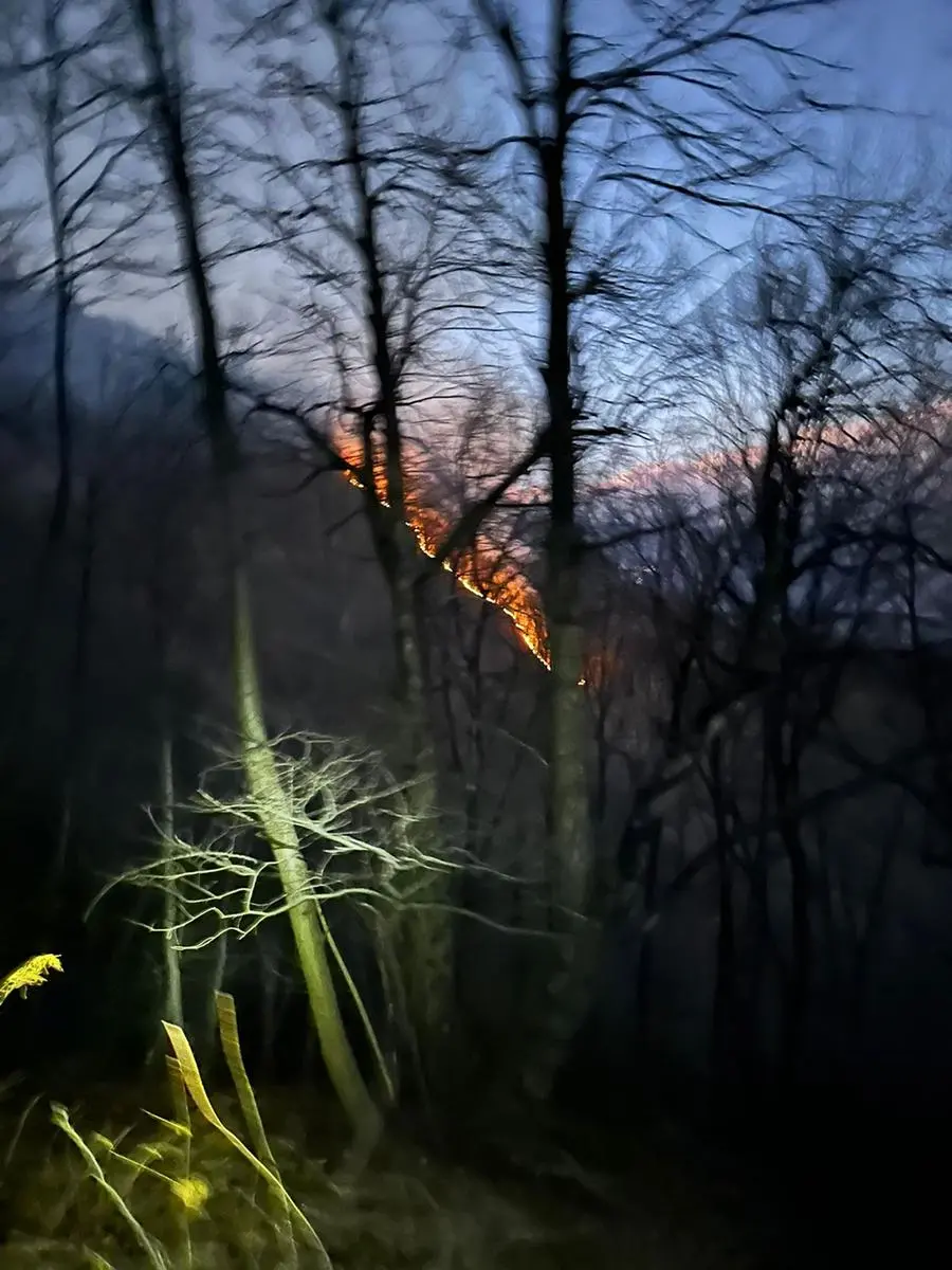 Incendio a Losine, la situazione nella serata del 31 gennaio