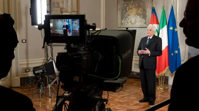 Il messaggio di fine anno del presidente Sergio Mattarella - Foto Ansa © www.giornaledibrescia.it