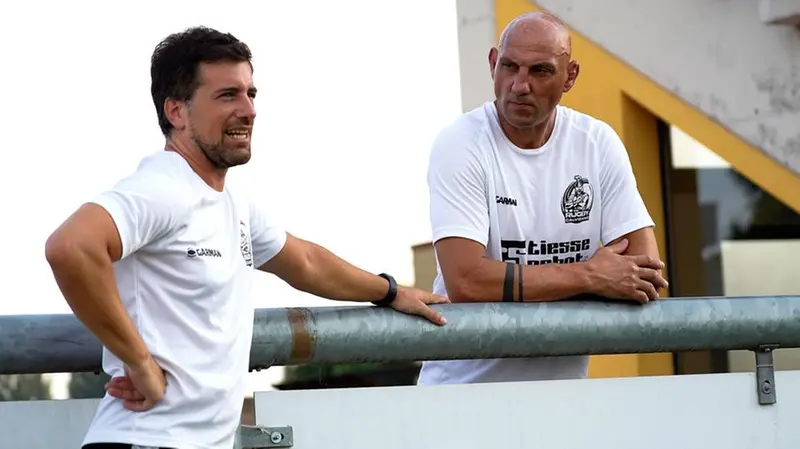 Il tandem di coach Zappalorto-Dal Maso - Foto New Reporter Perteghella © www.giornaledibrescia.it