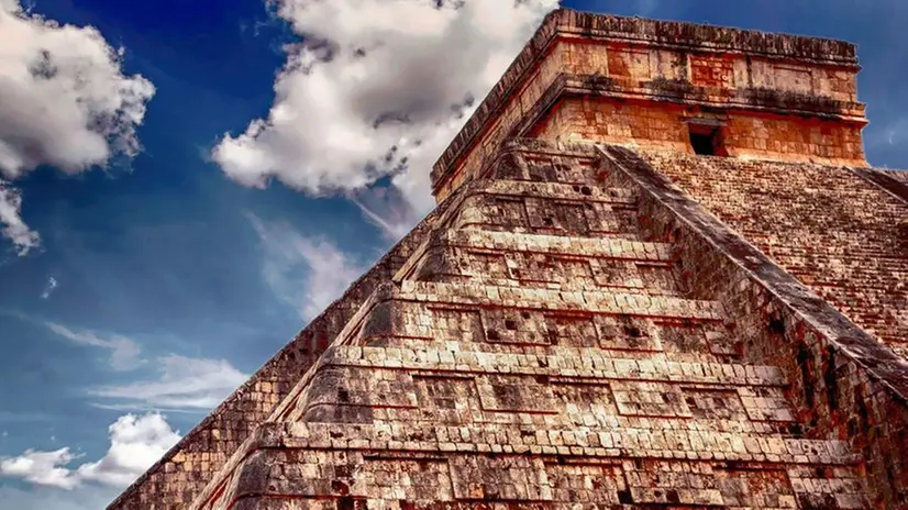 Una piramide precolombiana