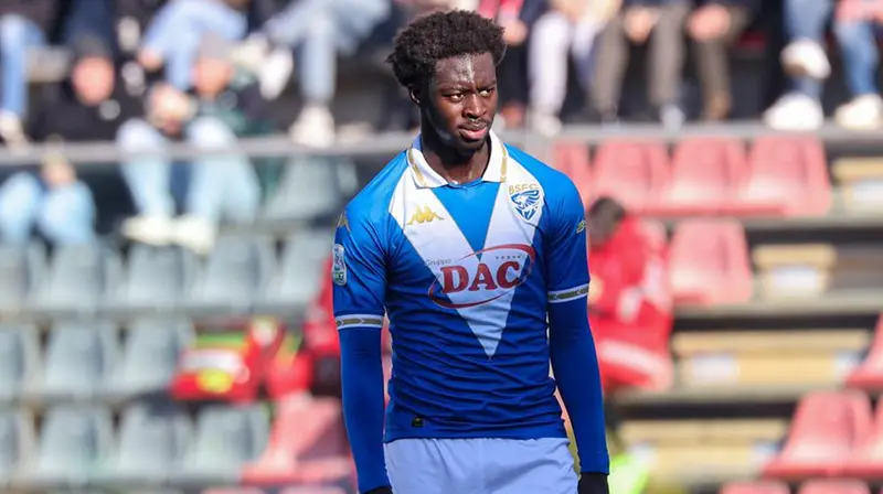 Ritorno di fiamma del Trento per Nuamah - Foto New Reporter Nicoli © www.giornaledibrescia.it