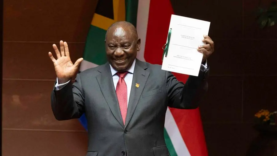Il presidente del Sudafrica, Cyril Ramaphosa - Foto Ansa © www.giornaledibrescia.it