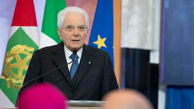 Il Presidente della Repubblica Sergio Mattarella durante la cerimonia d’inaugurazione dell’anno accademico 2023/2024 dell’Università degli Studi di Napoli Federico II in occasione dell’ottocentesimo anno dalla fondazione (foto di Francesco Ammendola - Ufficio per la Stampa e la Comunicazione della Presidenza della Repubblica)