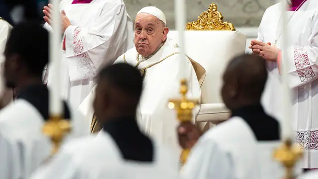 Pope Francis presides Holy Mass for the Solemnity of the Epiphany of the Lord, in Saint Peter's Basilica, in Vatican City, 06 January 2025. ANSA/ANGELO CARCONI