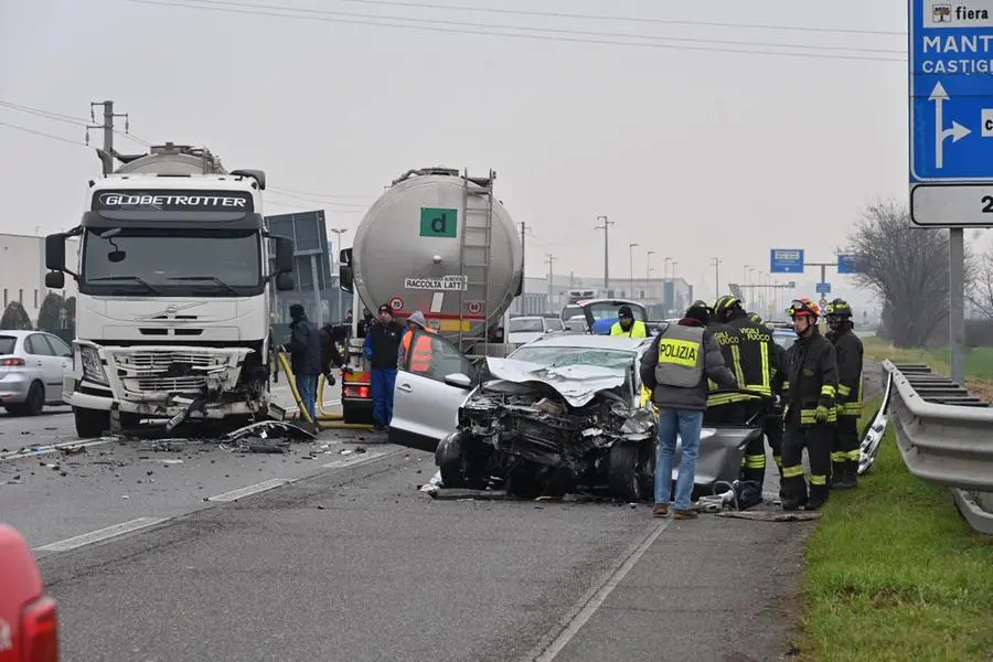 L'incidente mortale a Montichiari