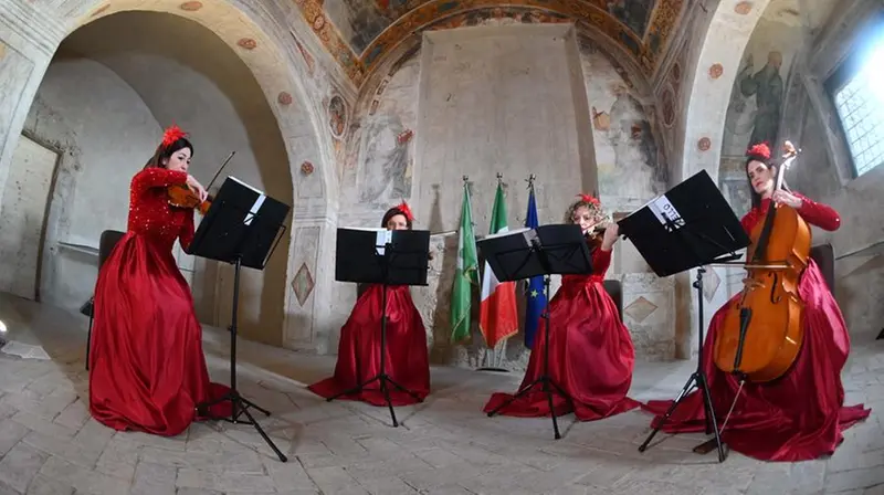 Il «Quartetto Élite rosso-vestito» nella Santissima di Gussago