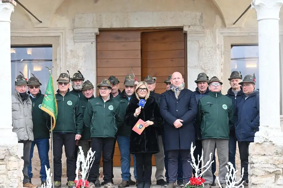 GUSSAGO IN PIAZZA CON NOI  REDAZIONE PROVINCIA 22-12-2024  GABRIELE STRADA NEW EDEN GROUP 