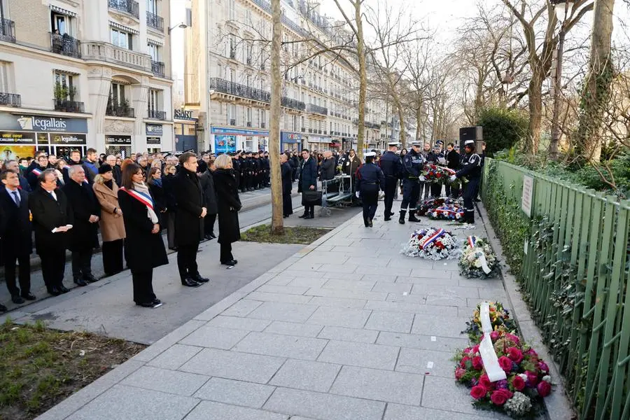 La commemorazione per i dieci anni dall'attentato al Charlie Hebdo