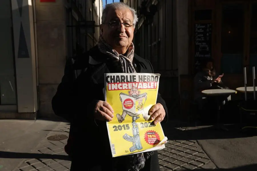 La commemorazione per i dieci anni dall'attentato al Charlie Hebdo