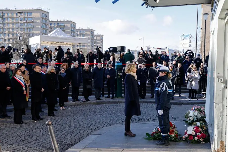 La commemorazione per i dieci anni dall'attentato al Charlie Hebdo