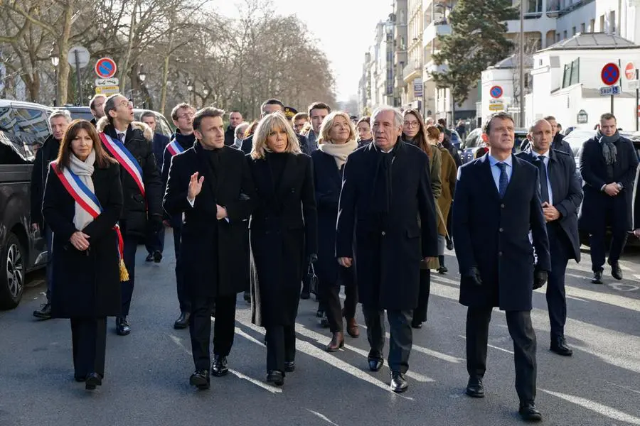 La commemorazione per i dieci anni dall'attentato al Charlie Hebdo