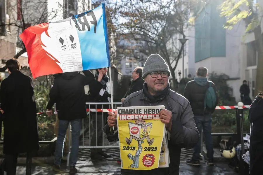 La commemorazione per i dieci anni dall'attentato al Charlie Hebdo