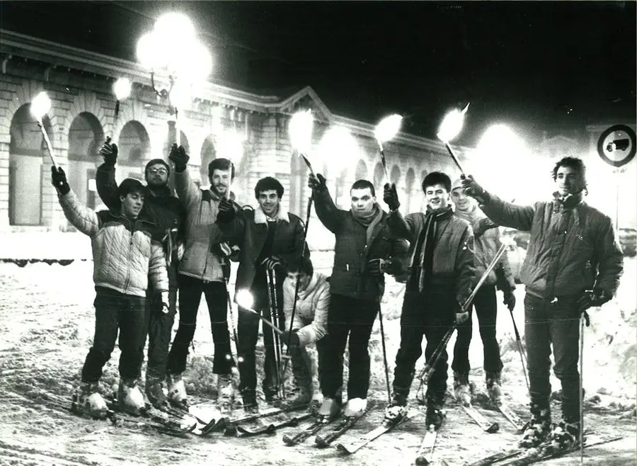 Una foto d'archivio dell'indimenticabile nevicata del 1985 - Foto New Eden Group © www.giornaledibrescia.it