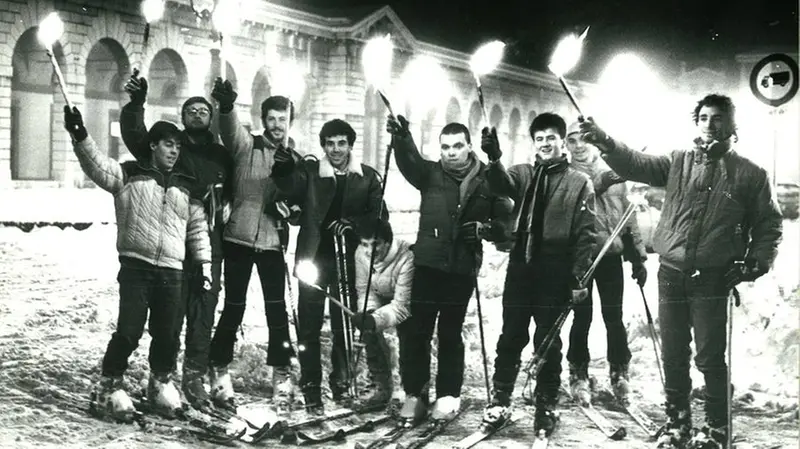 Una foto d'archivio dell'indimenticabile nevicata del 1985 - Foto New Eden Group © www.giornaledibrescia.it