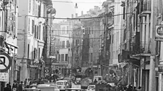 Una veduta di corso Garibaldi a Brescia, prima della Ztl
