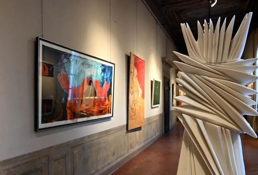 L'esposizione delle opere prima di un'asta da Capitolium