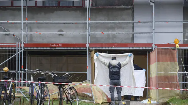 Donna si lancia dal nono piano con la figlia di 6 anni: la bambina è morta. Ravenna, 8 gennaio 2023 Foto Fabrizio Zani / Pasquale Bove