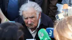 epa11737910 Former Uruguayan President Jose Mujica speaks after voting in the second round of Uruguayan Presidential election, in Montevideo, Uruguay, 24 November 2024. Some 2.72 million voters are called to the polls to elect the new President of Uruguay. EPA/ALEJANDRO PRIETO