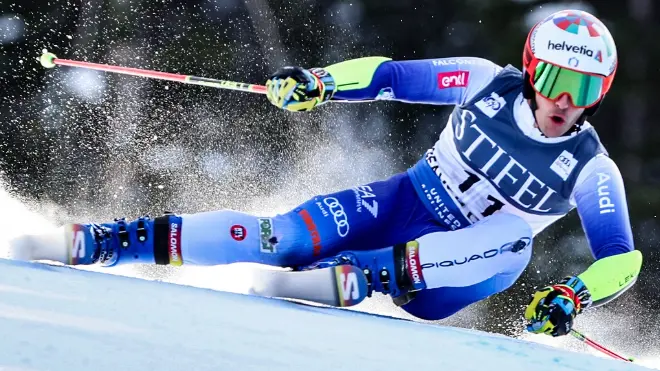 Luca De Aliprandini, uno dei cinque gigantisti impegnati a Ponte di Legno (dal suo profilo Instagram)