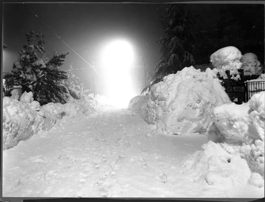 I disagi al traffico durante la Grande Nevicata del 1985