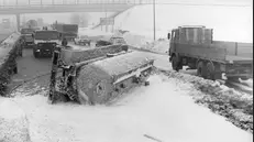 I disagi al traffico durante la Grande Nevicata del 1985