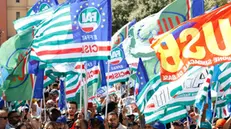 Manifestazione braccianti indiani CISL UIL, Latina