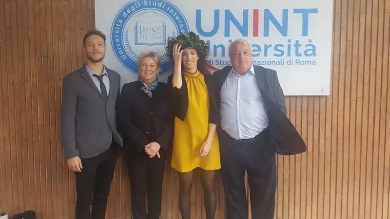 La famiglia Vinai: Marco, mamma Cristina Pettenò, Federica e Mario - © www.giornaledibrescia.it