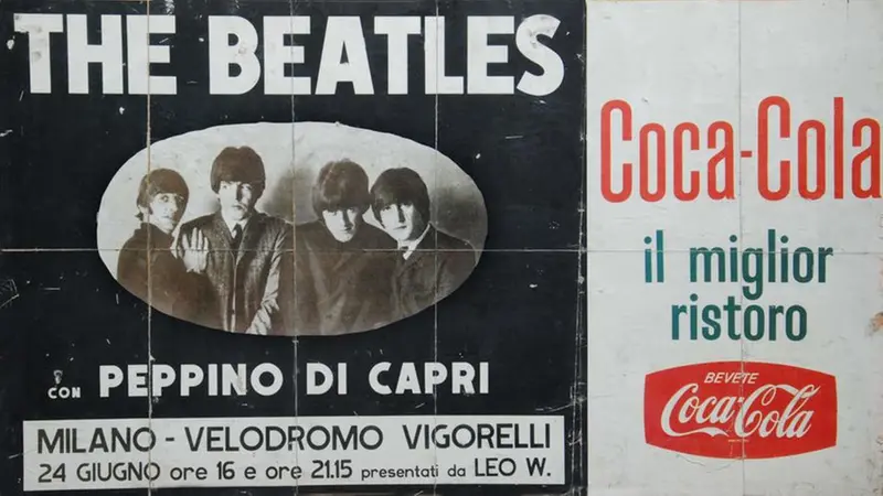 Il manifesto del concerto al velodromo