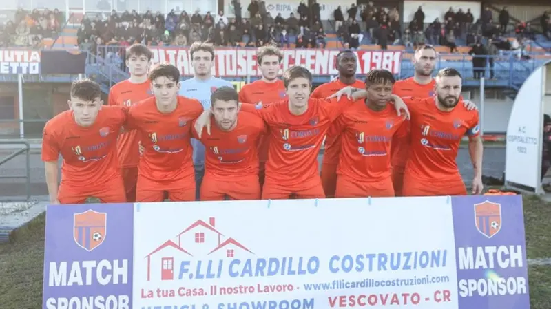 La formazione dell'Ospitaletto che ha battuto 2-0 il Vigasio