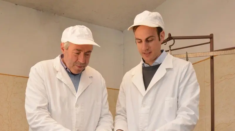 Giovanni Tevini con il figlio Matteo © www.giornaledibrescia.it