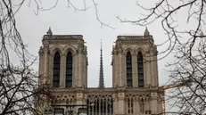 epa11766922 The Notre-Dame de Paris cathedral during the first day of its opening for visitors, in Paris, France, 09 December 2024. The Notre Dame de Paris Cathedral reopened with a grand ceremony on 07 December after nearly six years of renovation work following its destruction by a fire on 15 April 2019. EPA/MOHAMMED BADRA